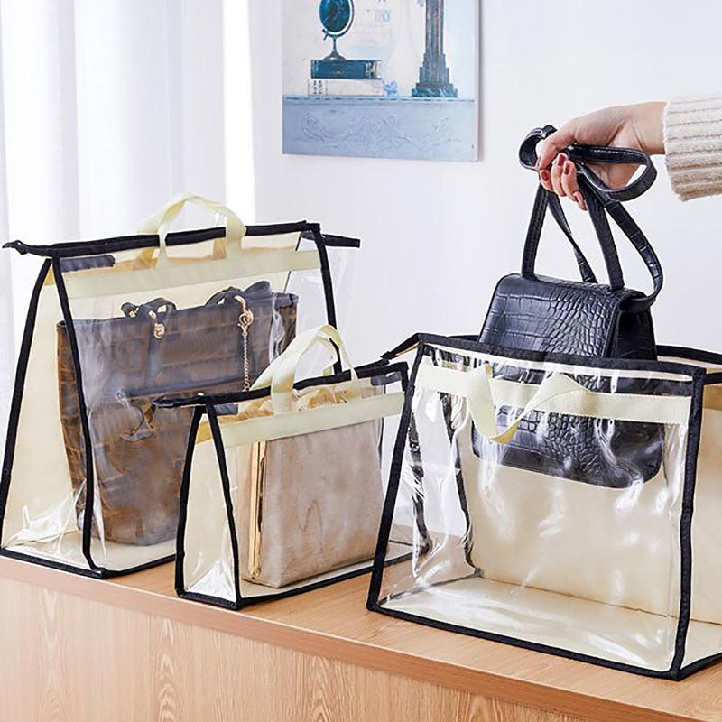 Clear Women Purse Handbag Dust Cover