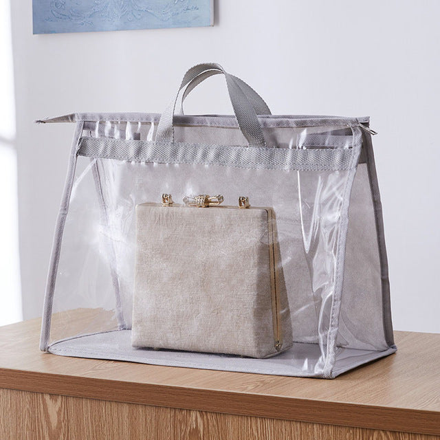 Clear Women Purse Handbag Dust Cover